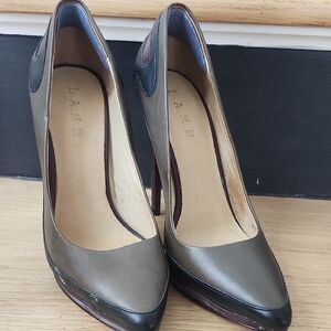 L.A.M.B. Women's Heels - Black and Gray